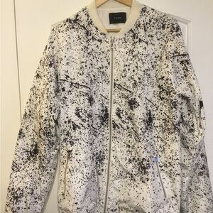 STAMPD vinyl bomber jacket